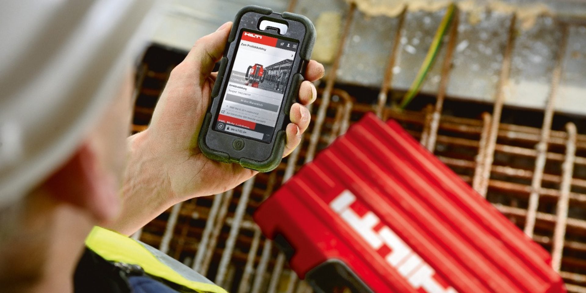 Aplicações para smartphone Hilti