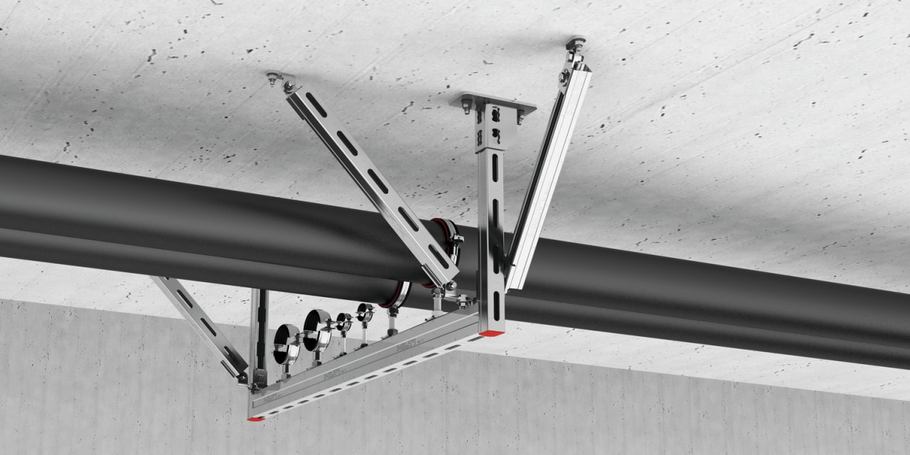 Conceção de sistemas de apoio modular da Hilti