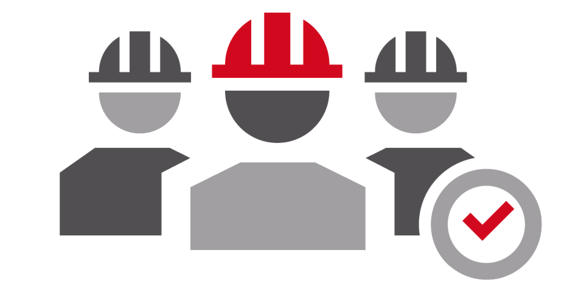ícone de 3 trabalhadores e de um relógio