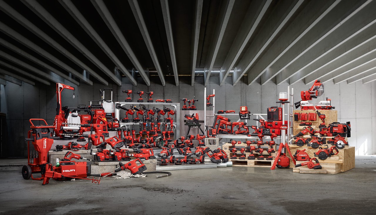 Portefólio de ferramentas Nuron da Hilti