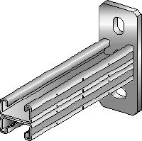 Braço de calha duplo MQK-21 D Braço de calha duplo galvanizado para aplicações interiores de cargas médias