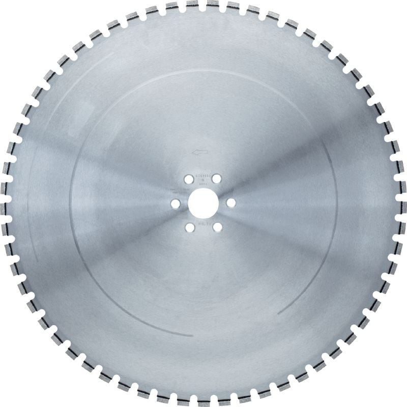 Disco para serra de corte SPX HCL Equidist (60H: para Hilti e Husqvarna®) Disco de serra de corte de parede ultimate (20 kW) para cortar a grande velocidade e uma vida útil mais longa em betão armado (eixo de 60H serve nas serras de corte de parede Hilti e Husqvarna®)