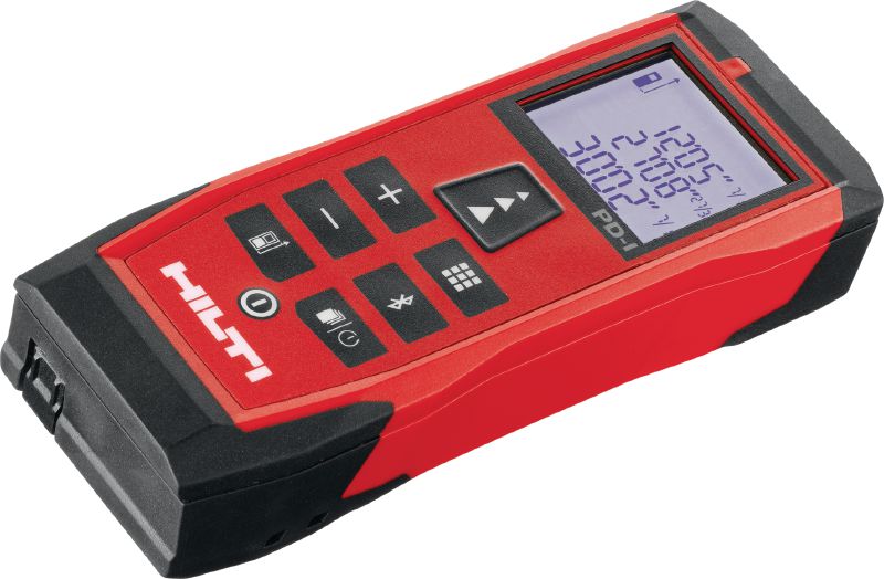 Medidor a laser PD-I Medidor laser robusto com funções de medição inteligentes e ligação Bluetooth para aplicações interiores de até 100 m