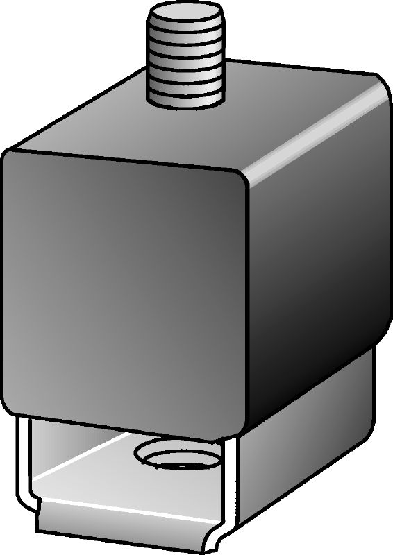 Conector de isolamento MVI-TB Conector isolante/silenciador galvanizado para utilizar com cargas de tração