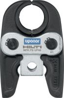 Mandíbula de prensagem de tubos NPR PS UP Mandíbulas de prensagem para sistemas de tubagens S-Press® / S-Press Plus® até 50 mm. Compatíveis com as prensadoras de tubos Hilti NPR 32