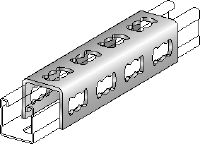 MQV-F Conetor de calhas Conector de calhas galvanizado a quente utilizado como extensor longitudinal para calhas de instalação MQ
