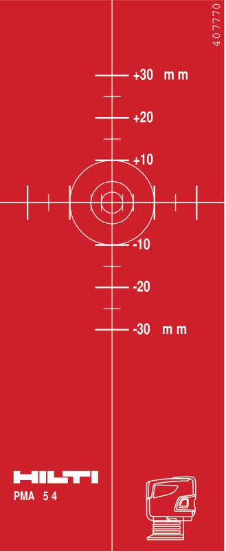 Placa alvo PMA 54 (MM) (3) 