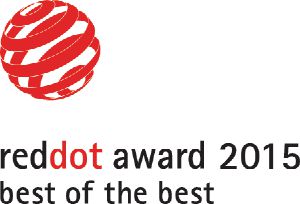                Este produto recebeu o prémio de design "Melhor dos Melhores" da Red Dot.            