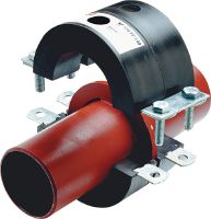 MFP-KF Abraçadeira para tubagem de refrigeração de ponto fixo Abraçadeira de ponto fixo ultimate de isolamento de alta densidade para compensação de alongamentos de tubo em aplicações de refrigeração