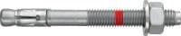 Ancoragem de expansão HST3-R em aço inoxidável Ancoragem em cunha de máximo desempenho para cargas estáticas e sísmicas exigentes em betão fissurado (aço inoxidável A4)