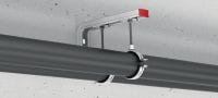 MQK-21-L Braço de calha galvanizado para calha de instalação MQ de 21 mm de altura para aplicações interiores de cargas médias Aplicações 1