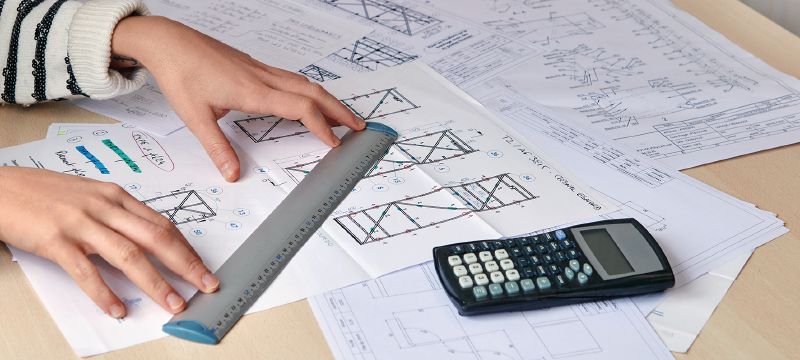 Serviço de cálculo/pormenorização de fachadas Serviço de cálculo e desenho de instalações para sistemas de montagem de fachadas ventiladas