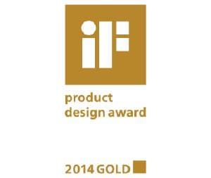                Este produto recebeu o prémio de design "Ouro" da IF.            