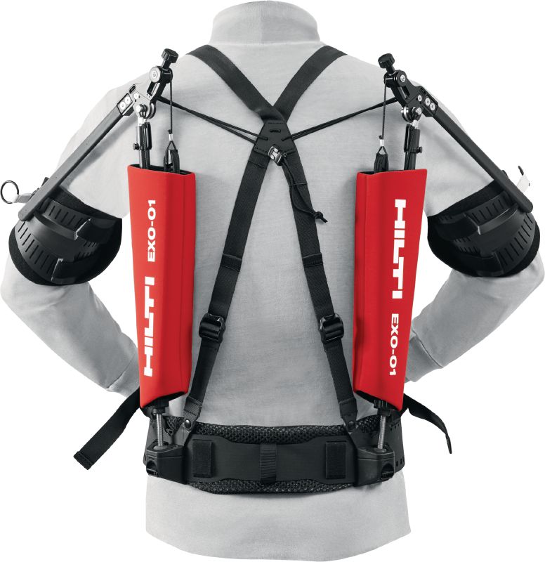 Exoesqueleto de suspensão EXO-O1 Exoesqueleto passivo para ajudar a aliviar a tensão nos ombros e braços durante os trabalhos em instalações suspensas