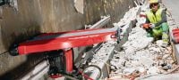 Disco para serra de corte SPX HCL Equidist (60H: para Hilti e Husqvarna®) Disco de serra de corte de parede ultimate (20 kW) para cortar a grande velocidade e uma vida útil mais longa em betão armado (eixo de 60H serve nas serras de corte de parede Hilti e Husqvarna®) Aplicações 3