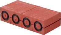 Módulo para cabos CFS-T Módulos para vedar cabos/tubos dentro de uma estrutura de passagem quando se exige elevada impermeabilidade à água e a gases e resistência ao fogo