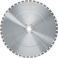 Disco Equidist para serra de corte SPX MCS (60Y: para Tyrolit®) O mais recente disco de serra de corte (15 kW) para corte de elevada velocidade e uma maior vida útil em betão armado (eixo de 60Y serve para serras de parede da Tyrolit®)