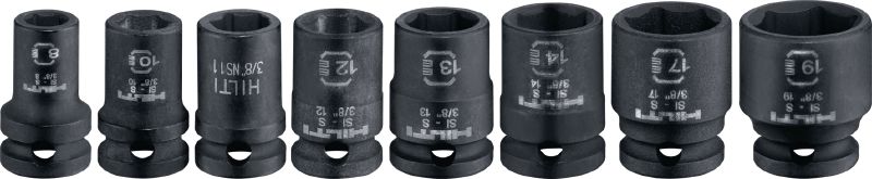 Chave de caixa curta SI-S de 3/8 Chave de impacto 3/8