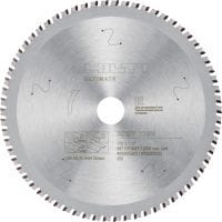 Disco para serra circular X-Cut para aço inoxidável fino e aço normal Disco para serra circular de desempenho superior com dentes em cermet (cerâmica e metal) para cortar chapa metálica de aço e aço inoxidável com mais rapidez e durar mais tempo