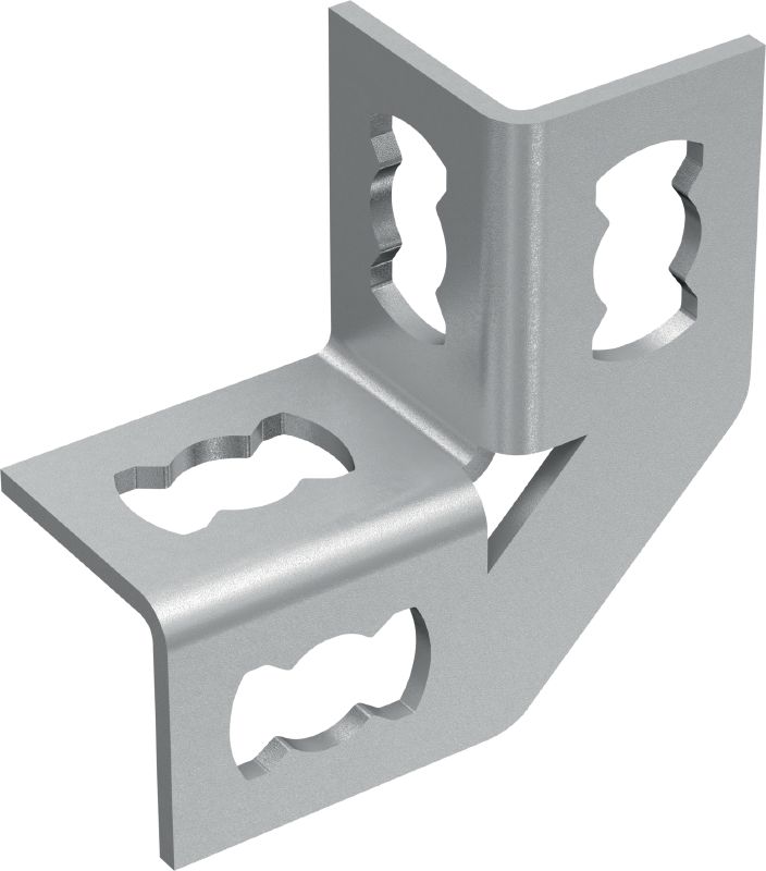 Ligador angular MQW-4-90 Cotovelo de 90 graus galvanizado para unir várias calhas de instalação MQ