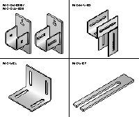 Ligador MIC Ligadores galvanizados a quente (HDG) para instalação flexível de vigas de divisão horizontal em poços de elevador