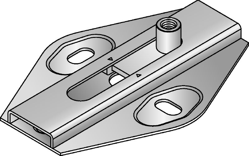 Conector deslizante MSG 1,0 Slide galvanizado premium para aplicações ligeiras de aquecimento e refrigeração