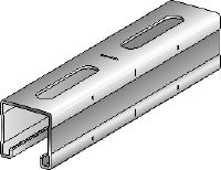 MQ-41-HDG plus Calha dupla de instalação MQ galvanizada a quente (HDG plus) para aplicações de cargas médias