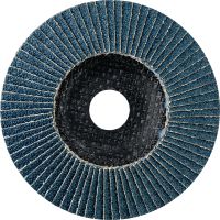 Disco de lamelas AF-D FT SPX Discos de lamelas reforçadas com fibra ultimate planos para desbastar e retificar aço inoxidável, aço normal e outros metais