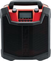 Rádio para estaleiros RC 4/36-DAB Rádio robusto para estaleiros de obras com DAB, emparelhamento Bluetooth® e carregador para baterias Hilti de 12V-36V