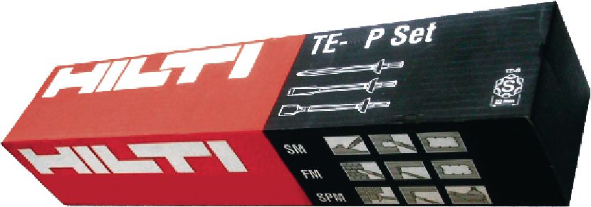 Packs de cinzéis TE-TX Conjuntos mistos de bits de cinzéis SDS Top (TE-T) para martelos pneumáticos elétricos