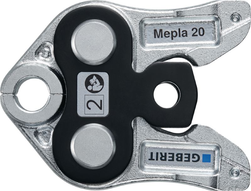 Mandíbula de prensagem de tubos NPR PS G Mandíbulas de prensagem para sistemas de tubagens de perfil G até 50 mm. Compatíveis com as prensadoras de tubos Hilti NPR 32-A.