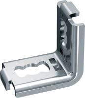 MQW-H2 Ângulo de 90 graus galvanizado para unir várias calhas de instalação MQ com elevada capacidade de carga horizontal