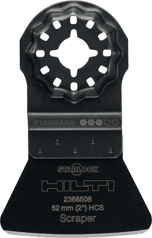 Raspador multifunções Peça de raspagem em HCS (aço com elevado teor de carbono) para a ferramenta multifunções oscilante, para raspar tinta ou cola