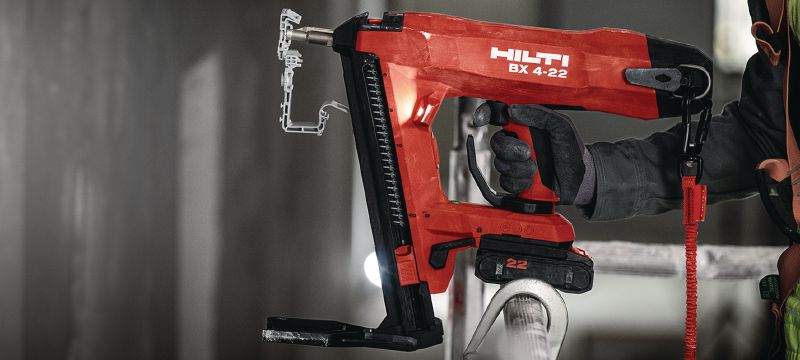 Pega para cabos X-ECH MX (02) Abraçadeira para cabos de plástico otimizada para pregos em fita e compatível com uma grande variedade de métodos de fixação e materiais base Aplicações 1