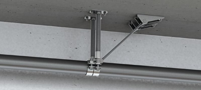 MFP-UHD Ponto fixo universal pesado Ponto fixo universal duplo galvanizado, com fixação em um lado, para aplicações de cargas elevadas até 36 kN Aplicações 1