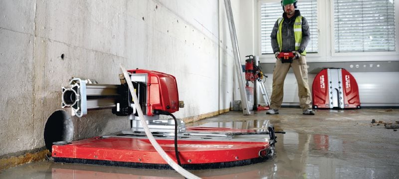 Disco para serra de corte SPX LCS Equidist - Silencioso (60H: para Hilti e Husqvarna®) Disco de serra de corte de parede ultimate (5-10 kW) para cortar a grande velocidade, uma vida útil mais longa e reduzir o ruído (eixo de 60H serve nas serras de corte de parede Hilti e Husqvarna®) Aplicações 1