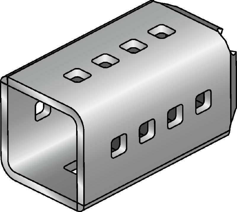 Ligador MIC-SC Ligador galvanizado a quente (HDG) utilizado com as bases MI que permitem o posicionamento livre da viga