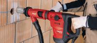 Sistema de aspiração TE DRS-Y Sistema de aspiração para perfuração e cinzelamento de betão com martelos perfuradores Hilti SDS Max (TE-Y) Aplicações 4