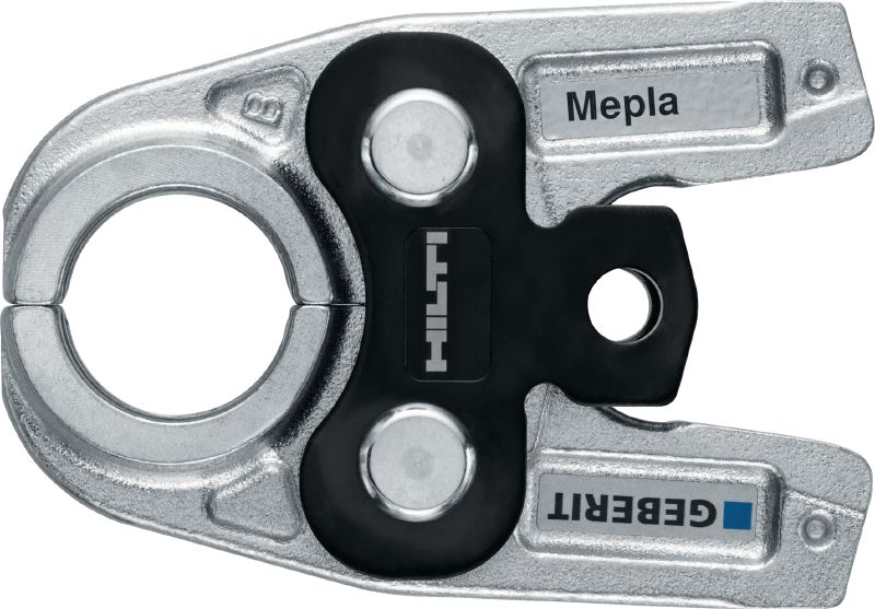 Mandíbula de prensagem de tubos NPR PS G Mandíbulas de prensagem para sistemas de tubagens de perfil G até 50 mm. Compatíveis com as prensadoras de tubos Hilti NPR 32-A.