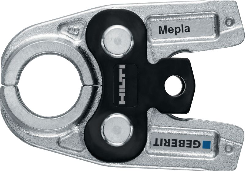 Mandíbula de prensagem de tubos NPR PS G Mandíbulas de prensagem para sistemas de tubagens de perfil G até 50 mm. Compatíveis com as prensadoras de tubos Hilti NPR 32-A.