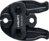 Mandíbula de prensagem de tubos NPR PM TH Mandíbulas de prensagem para sistemas de tubagens de perfil TH até 40 mm. Compatíveis com a prensadora de tubos Hilti NPR 19-A