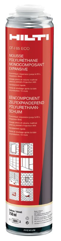 Espuma isolante de alto rendimento CF-I 65 ECO Espuma isolante multifunções de alto rendimento para aumentar a produtividade num vasto leque de temperaturas