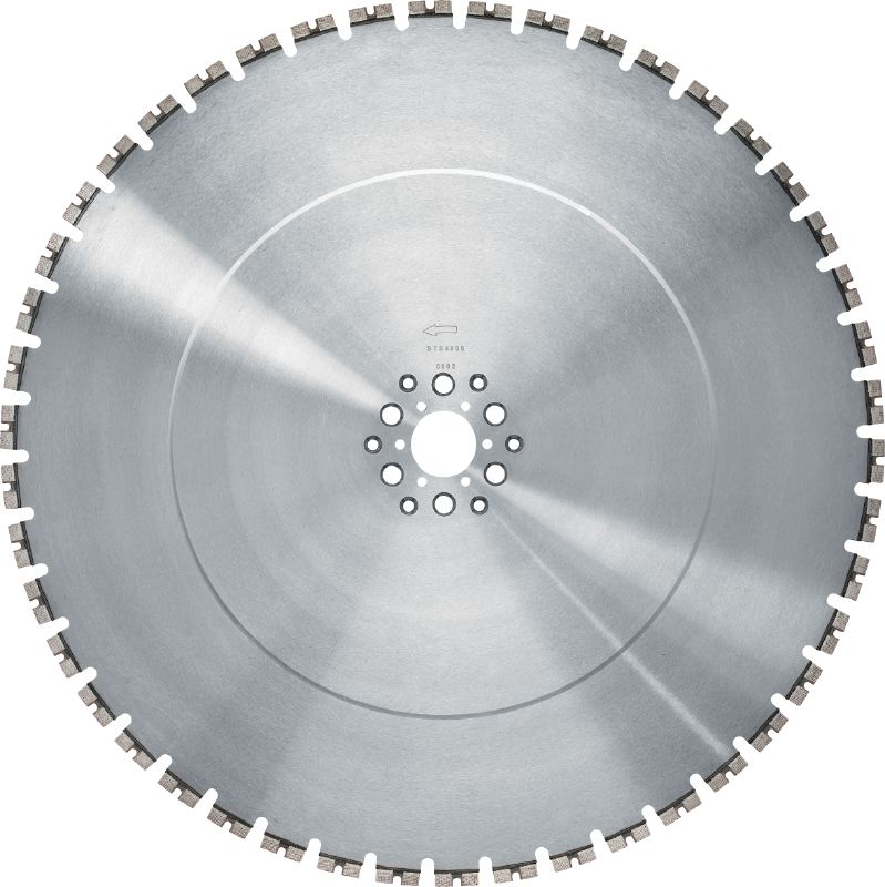 Disco para serra de corte SPX LCS Equidist (60HY: para Hilti, Husqvarna®, Tyrolit®) Disco de serra de corte de parede ultimate (5-10 kW) para cortar a grande velocidade e uma vida útil mais longa em betão armado (eixo de 60HY serve para de serras de corte de parede Hilti, Husqvarna® e Tyrolit®)
