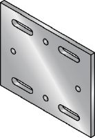 Placa de base MIB-SH Base galvanizada a quente (HDG) para fixação de vigas MI a aço