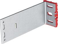 Braço de calha FOX VI M Versátil braço de calha de parede para instalar subestruturas de fachadas com revestimento anti-chuva