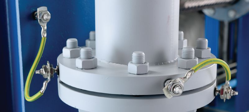 Conetor elétrico S-BT-ER Cavilha roscada de embutir (aço inoxidável, rosca Métrica ou Whitworth) para ligações elétricas a peças metálicas em ambientes altamente corrosivos Aplicações 1