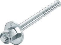 Varão roscado HAS-D Varão roscado dinâmico de elevado desempenho para atravessamentos e pré-fixações com ancoragens químicas de injeção híbridas (aço carbono)