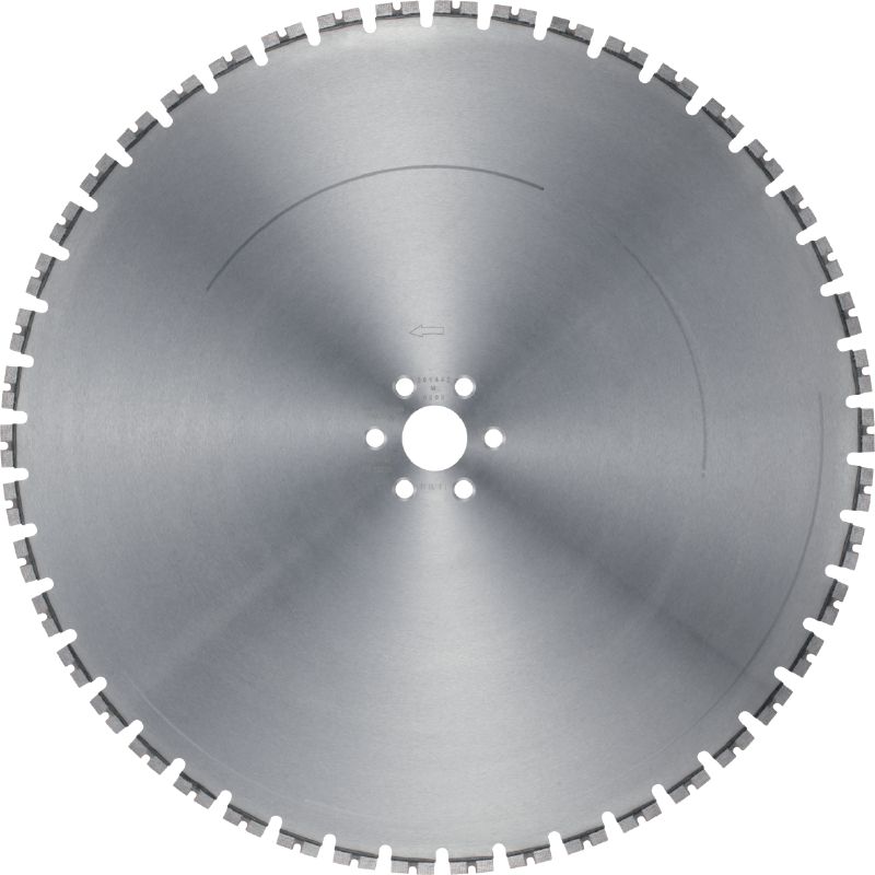 Disco para serra de corte SPX LCS Equidist - Silencioso (60H: para Hilti e Husqvarna®) Disco de serra de corte de parede ultimate (5-10 kW) para cortar a grande velocidade, uma vida útil mais longa e reduzir o ruído (eixo de 60H serve nas serras de corte de parede Hilti e Husqvarna®)
