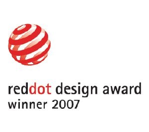                Este produto recebeu o prémio de design da Red Dot.            