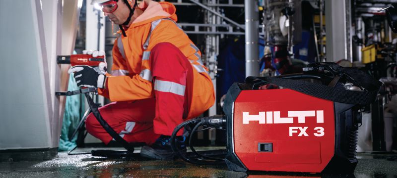 Cavilhas roscadas com anilha de vedação F-BT-MR SN Cavilhas roscadas em aço inoxidável para utilizar com equipamento Hilti Stud Fusion que incluem anilha de vedação e porca de segurança com flange Aplicações 1